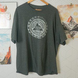Grey Coors  Light Tee Shirt 2XL